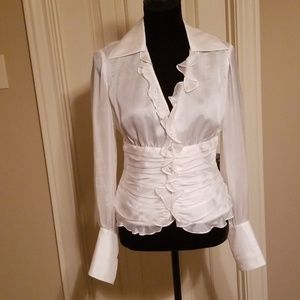 Beautiful Kay Unger formal blouse